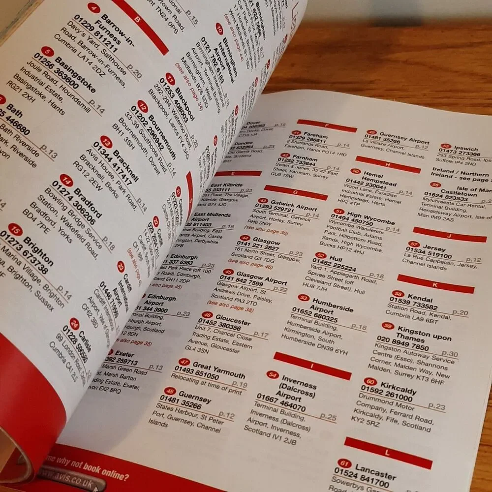 Avis road atlas